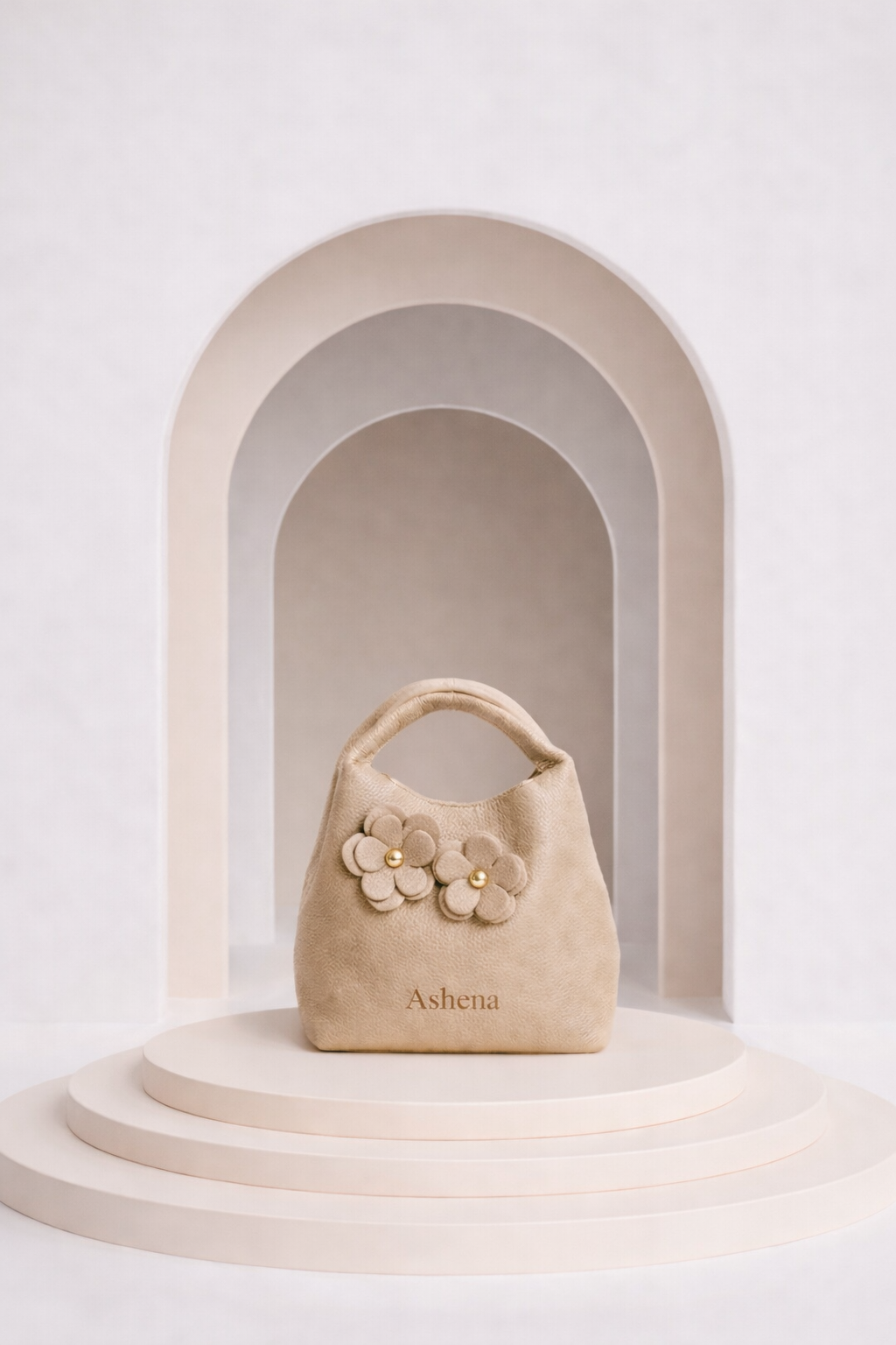 Ashena Fleur Mini | Almond