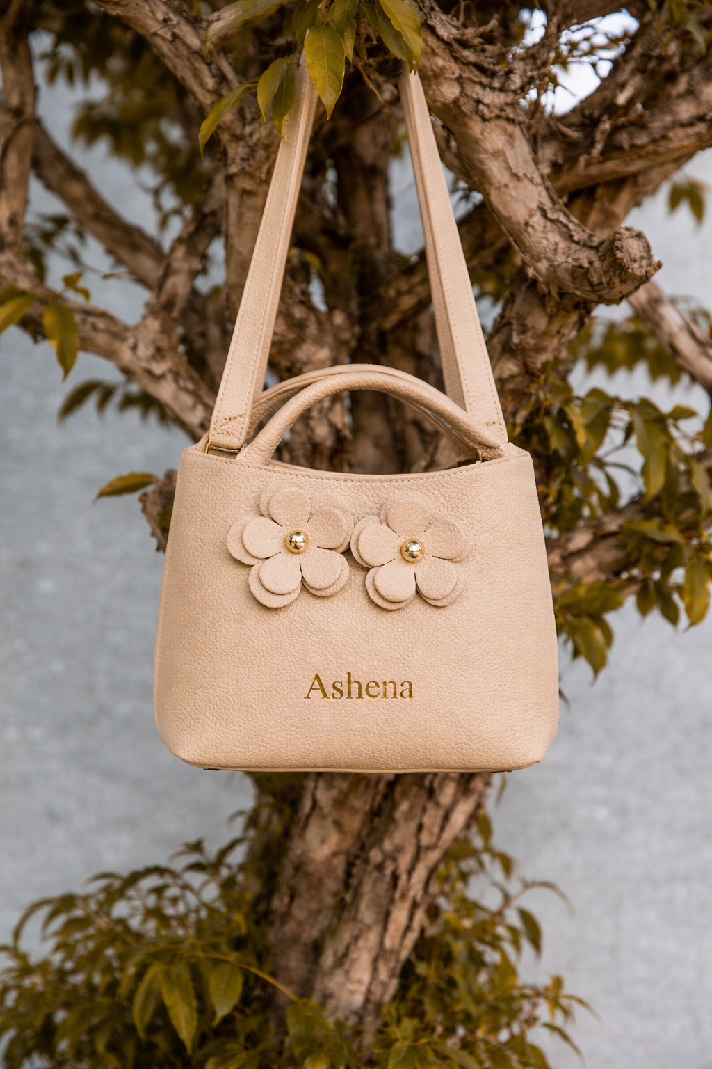 Ashena Fleur Mini | Almond